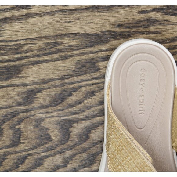 Easy Spirit Womens Slide Bindie Sandal SEBINDIE2 Light Natural Woven Brown 6.5M - Picture 7 of 10